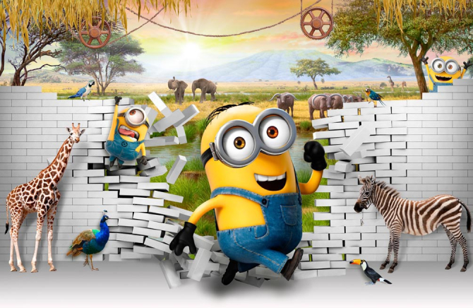 Фотообои Миньоны