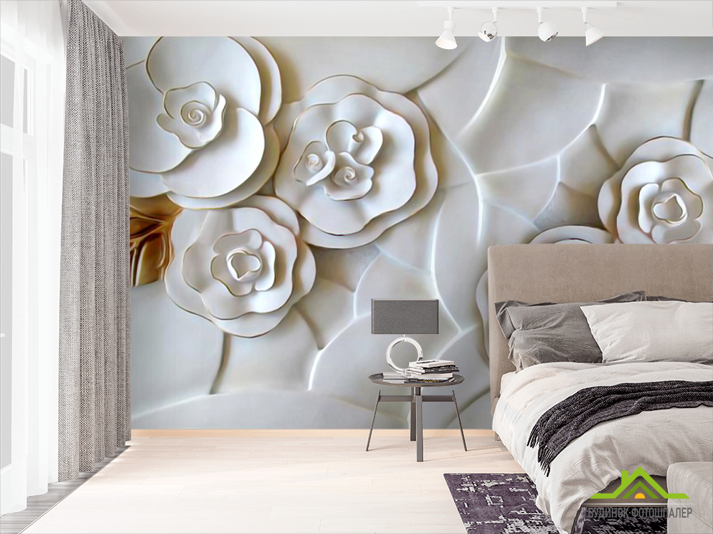 Фотошпалери 3Д квіти