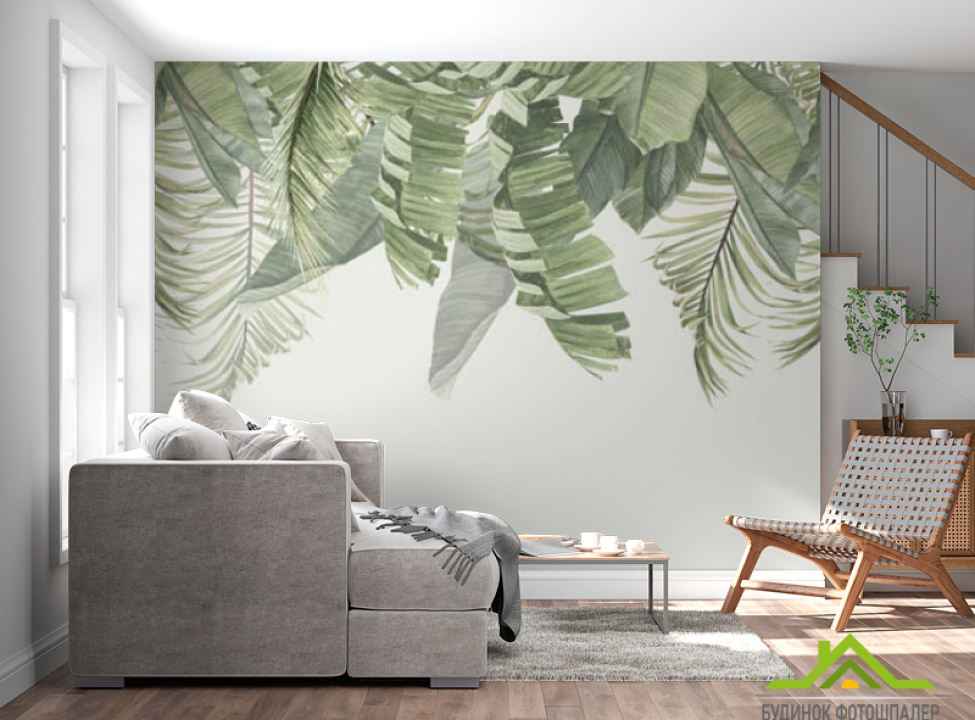 выбрать Фотошпалери листя зі стелі Фотошпалери різні на стіну