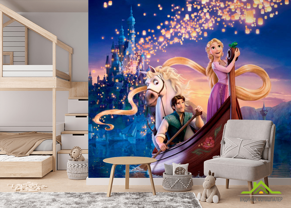 Фотошпалери Троє в човні