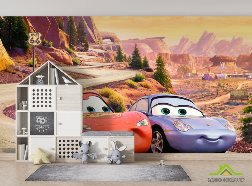 выбрать Фотошпалери Тачки Фотошпалери для малюків на стіну