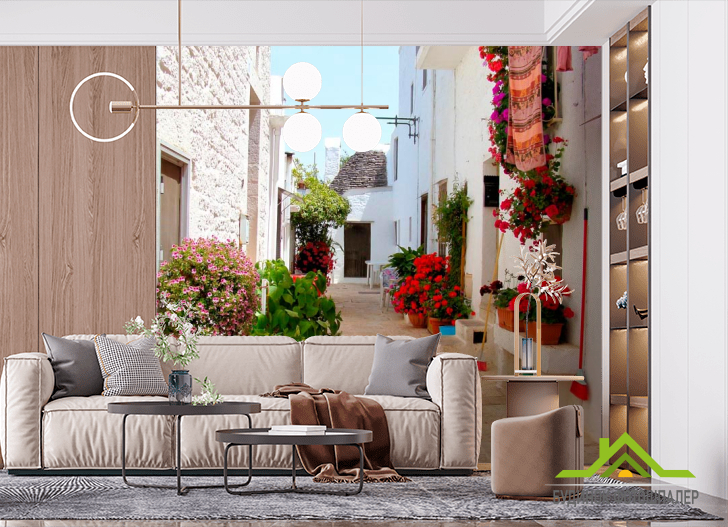 Фотошпалери Італійський дворик