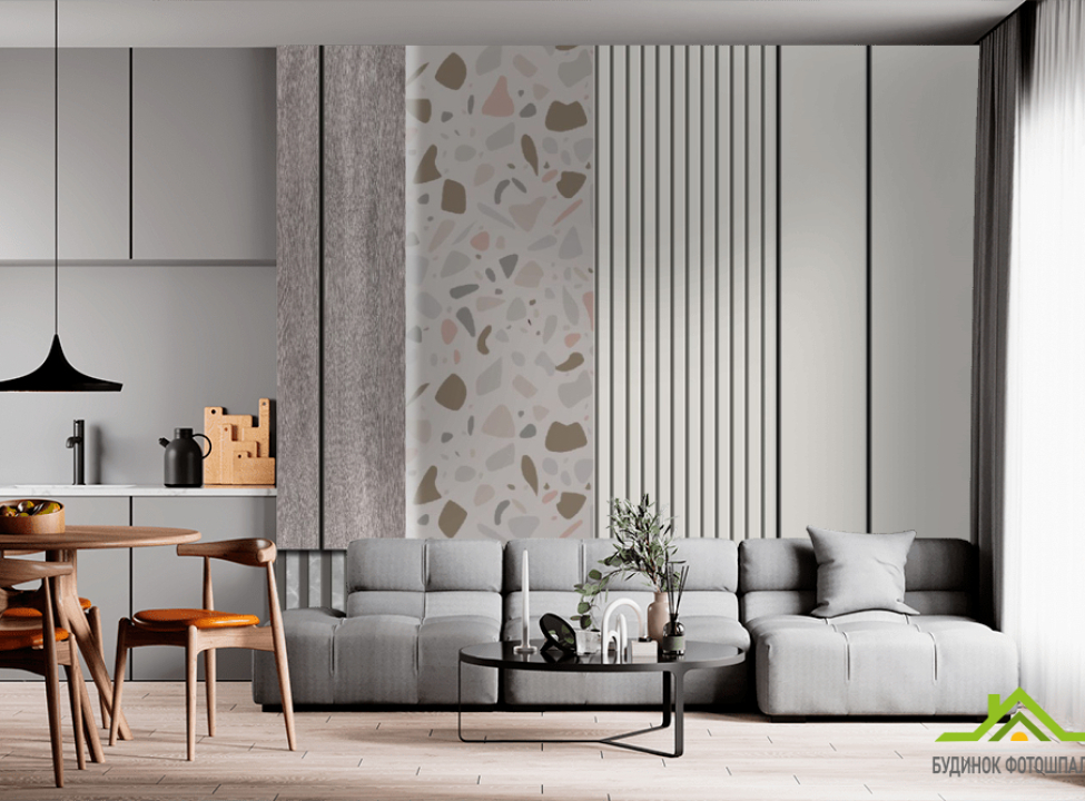 выбрать Фотошпалери мармур, геометрія Фотошпалери 3д панелі на стіну