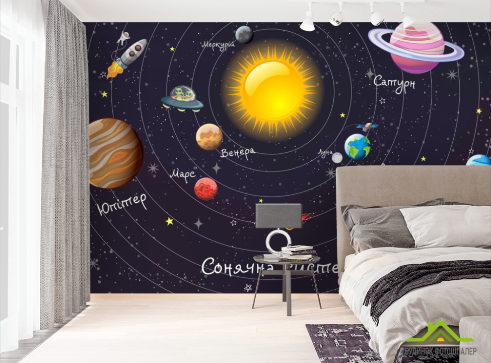 выбрать Фотошпалери планети Фотошпалери Космос на стіну