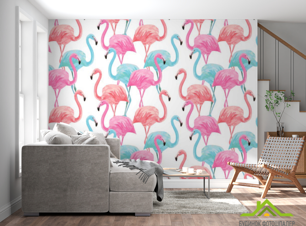выбрать Фотообои Фламинго Фотообои с Фламинго на стену