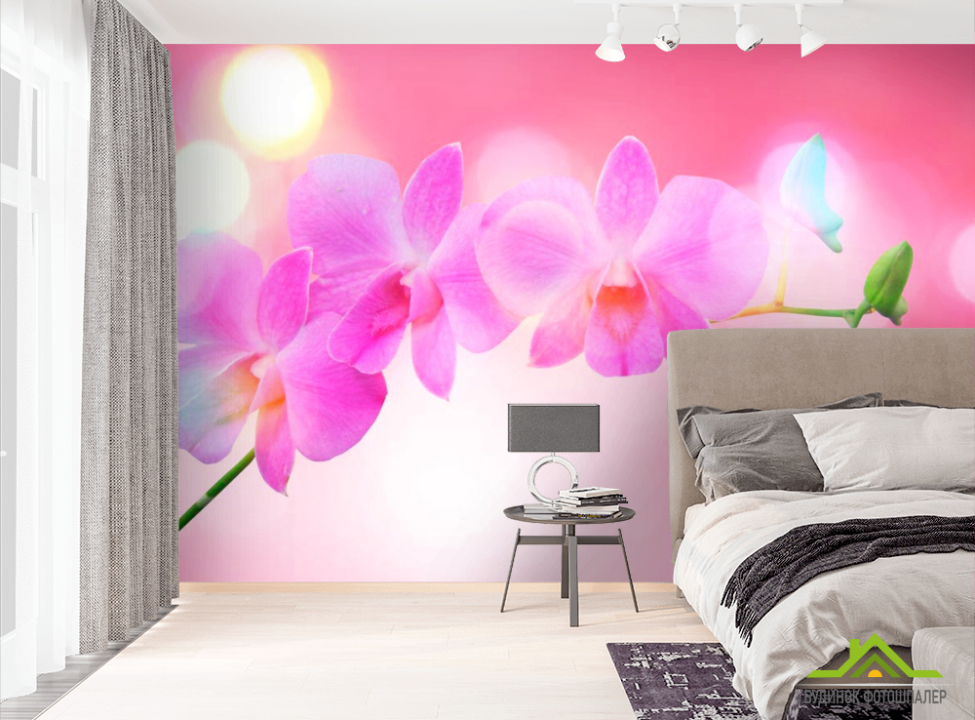 выбрать Фотообои Бледно-розовые цветы Фотообои Цветы на стену