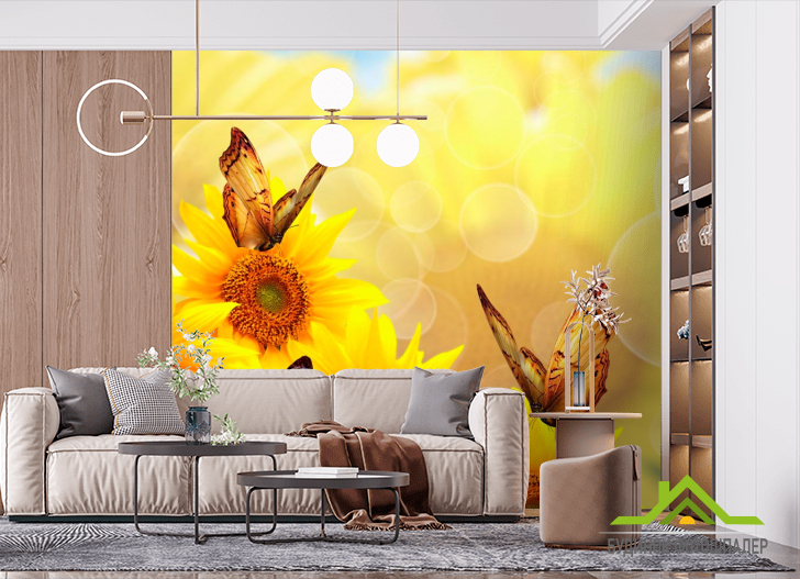 Фотообои Родсолнухи большие