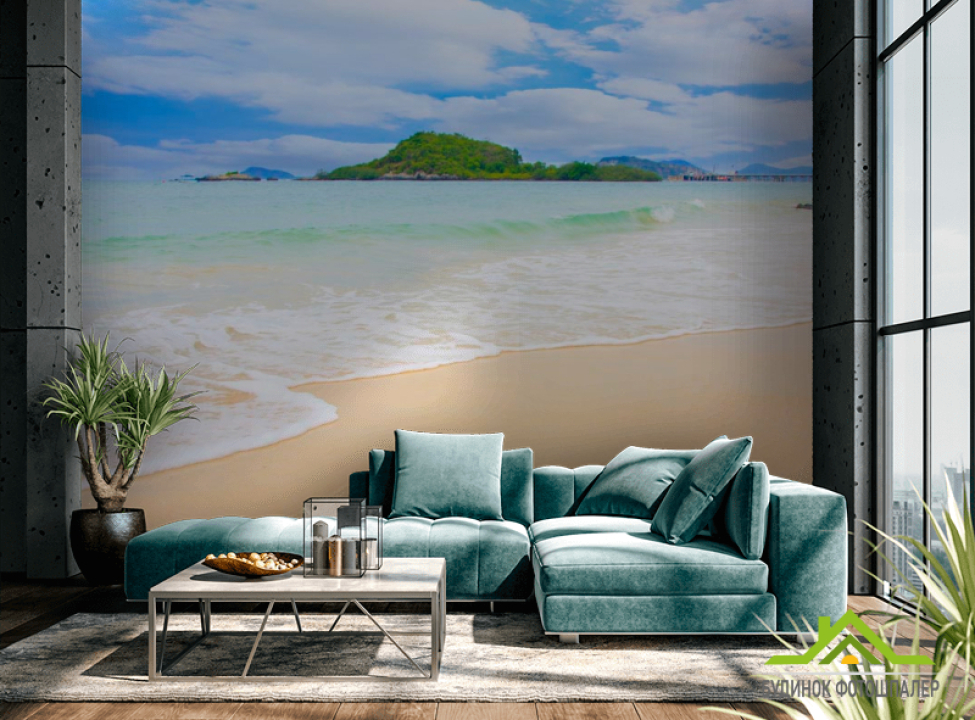 выбрать Фотообои Безлюдный пляж Фотообои Море на стену