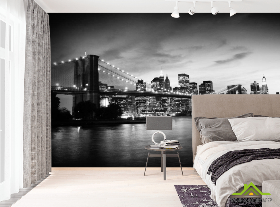 выбрать Фотошпалери Мост, ніч Фотошпалери Мости на стіну