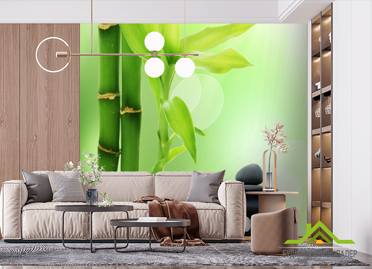 Фотообои бамбук в воде