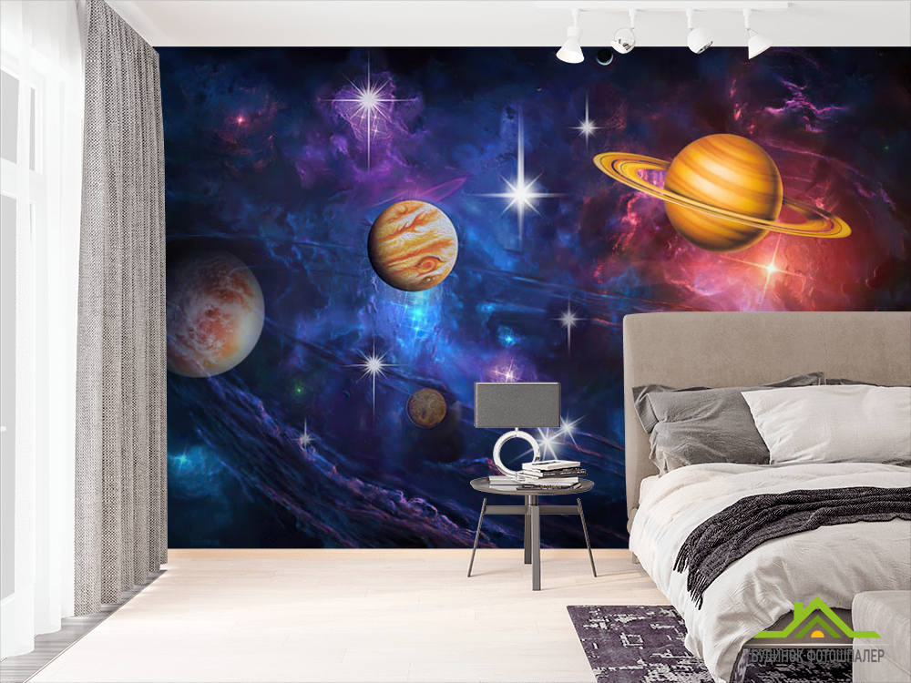 Фотошпалери нескінченний космос