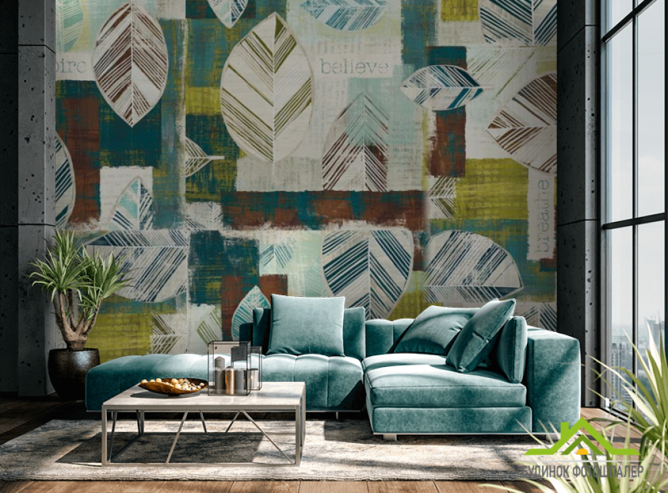 выбрать Фотошпалери Скандинавський візерунок Фотообої по стилю на стіну