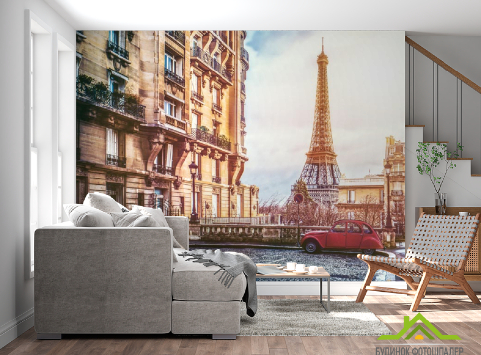 выбрать Фотообои старая улица Парижа Фотообои Город на стену