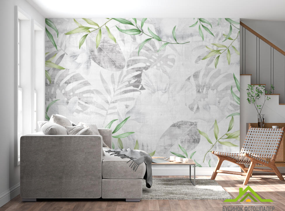 выбрать Фотообои Фон из листьев Фотообои тропические листья на стену