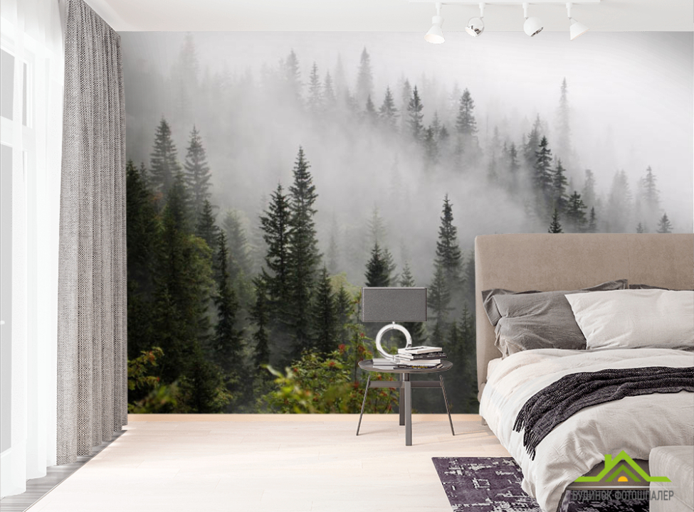 выбрать Фотообои Туманный лес Фотообои Природа на стену