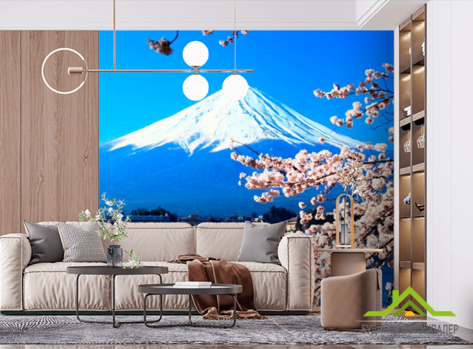 выбрать Фотообои Вода,гора, цвет Фотообои Горы на стену