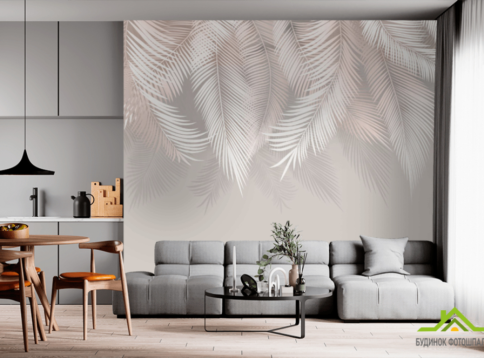 выбрать Фотошпалери тропічні листя Фотошпалери Дизайнерське листя на стіну