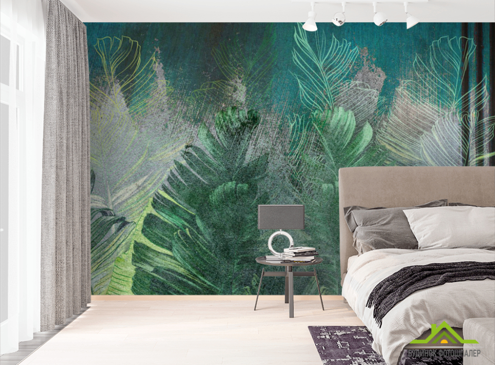 выбрать Фотошпалери Тропічні листя Фотошпалери тропічні листя на стіну