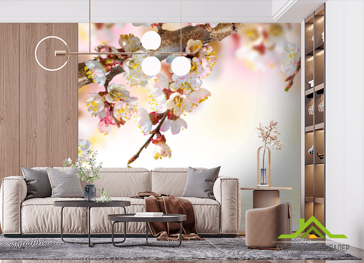 Фотообои Цветущее дерево