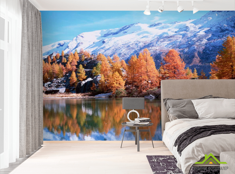 выбрать Фотообои Снег,горы, осень Фотообои Горы на стену