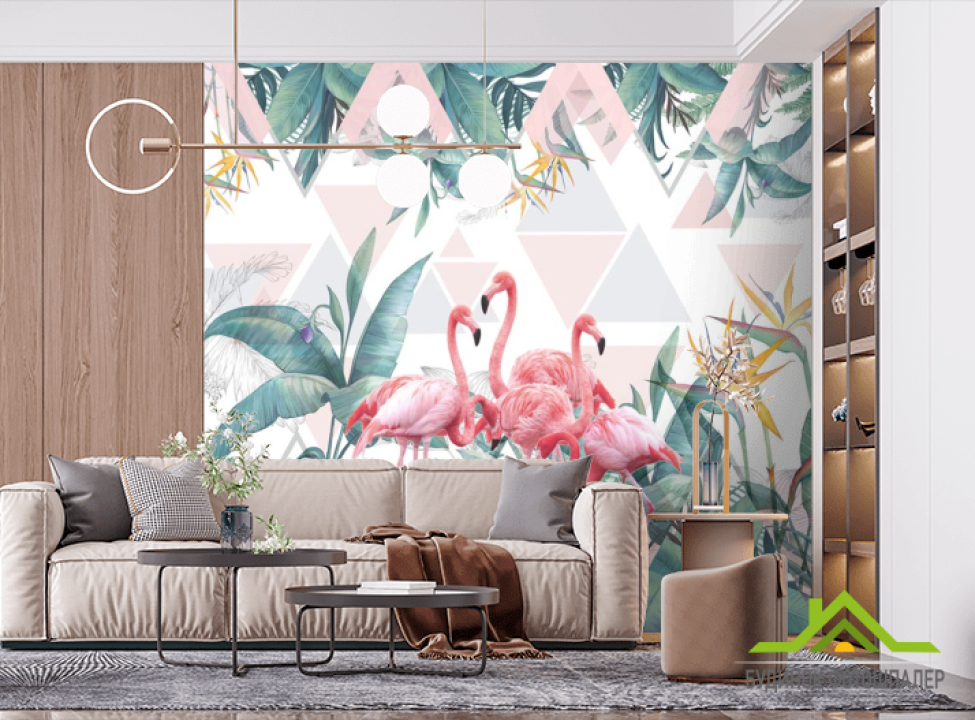 выбрать Фотообои Фламинго и тропики Фотообои с Фламинго на стену