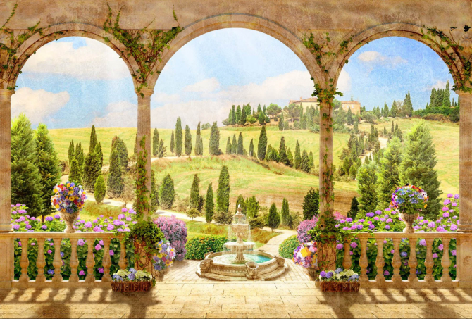 Фотообои Фреска