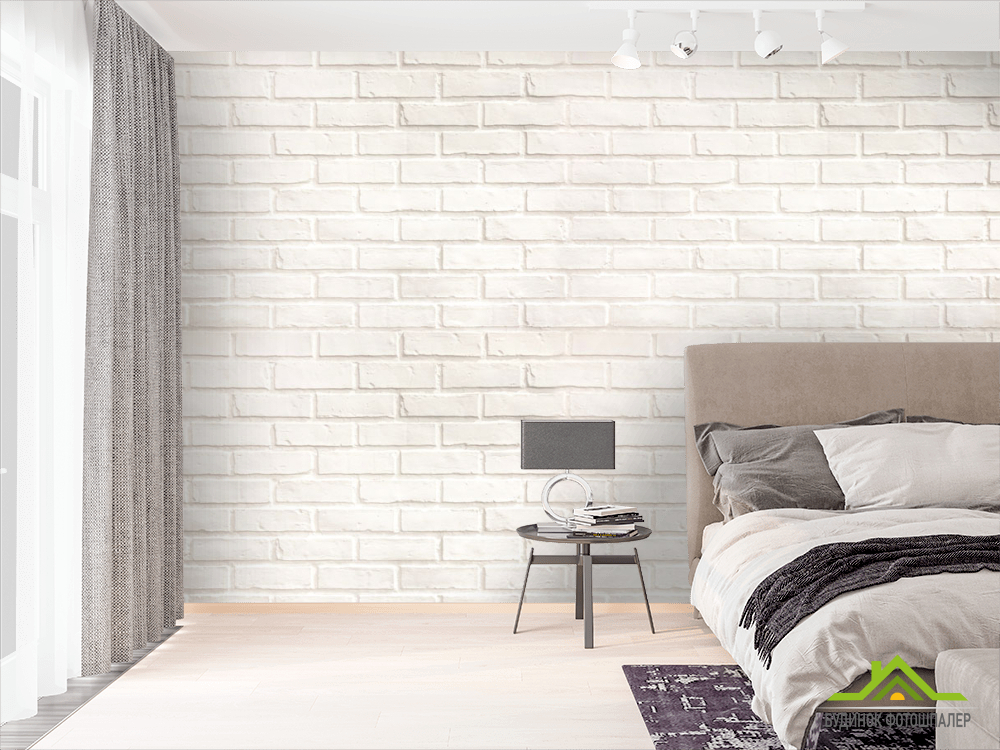 Фотообои Бежевая кирпичная стена