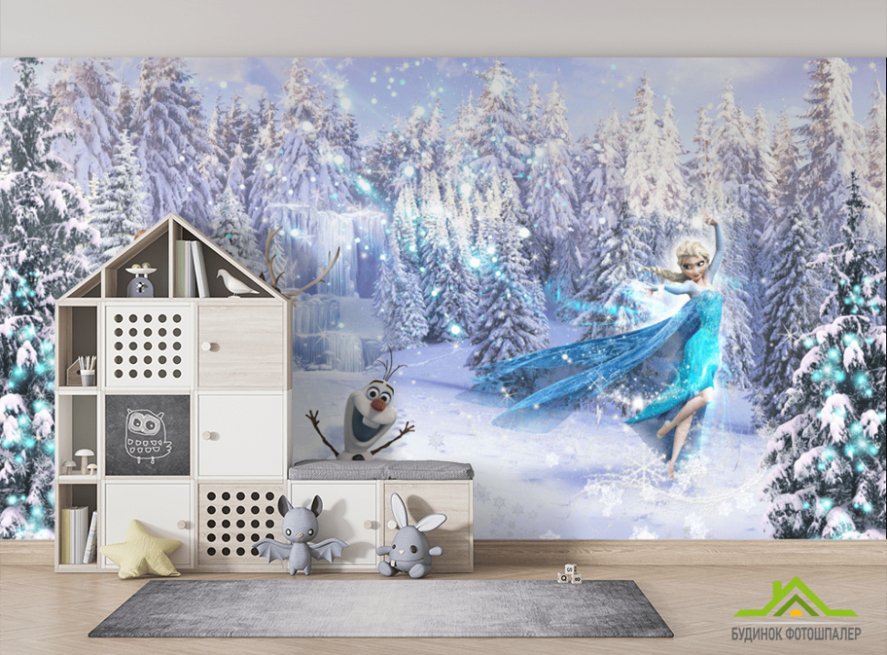 выбрать Фотообои Эльза Кристоф и Анна Фотообои в детскую на стену