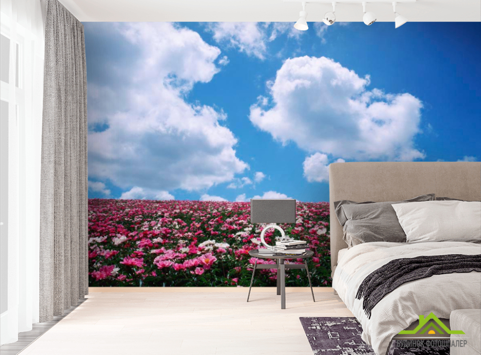 выбрать Фотообои Цветы, небо, тучи Фотообои Природа на стену