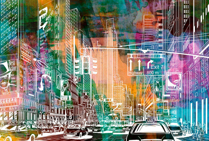 Фотообои Мегаполис