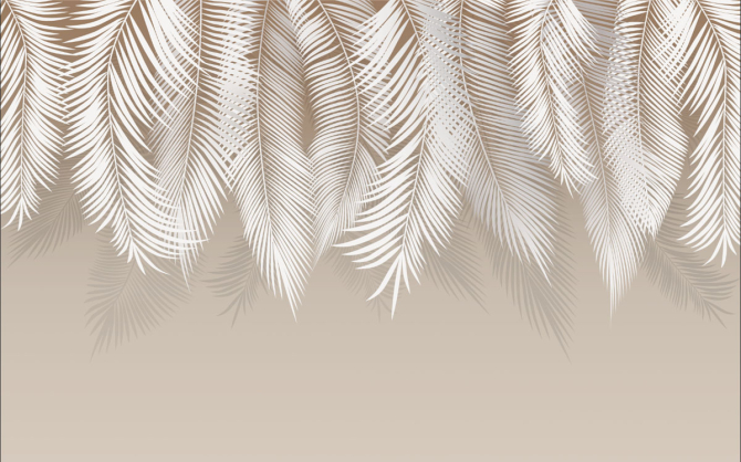 Фотообои листья для интерьера