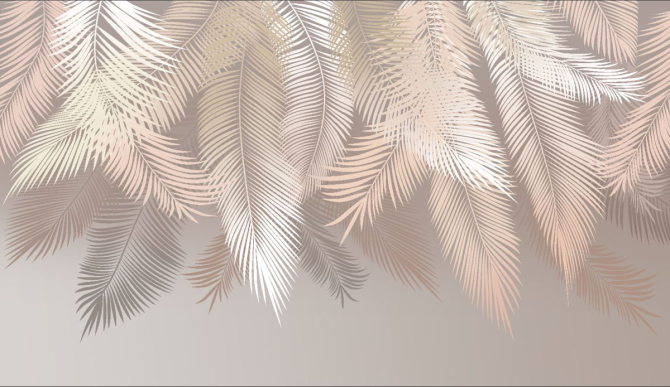 Фотошпалери тропічні листя