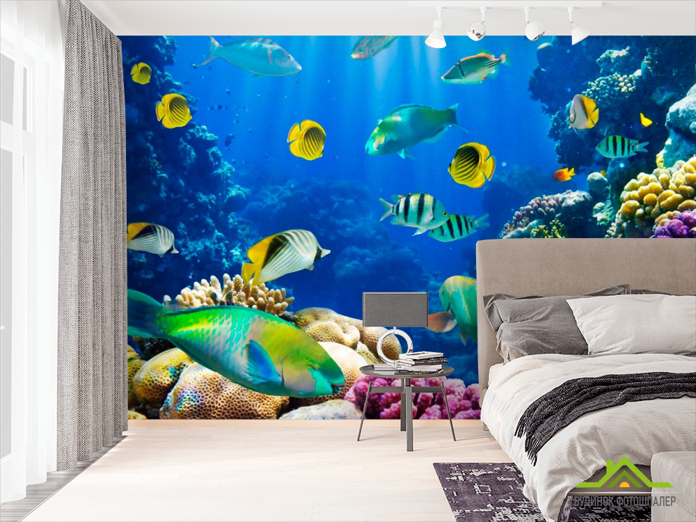 Фотошпалери Багато риб