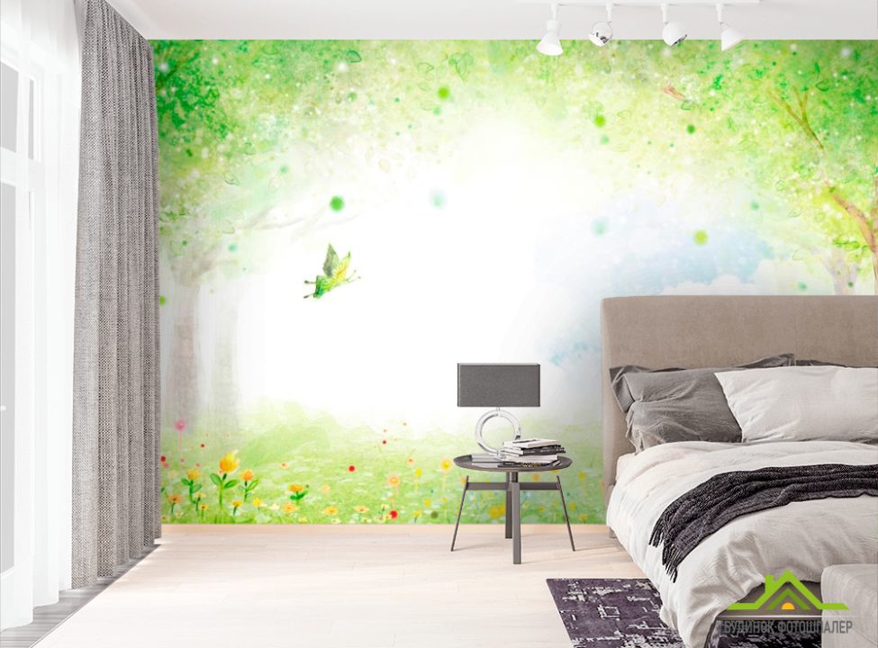 выбрать Фотошпалери Сказочеая поляна Фотошпалери Ілюстрації на стіну