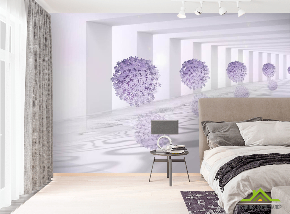 выбрать Фотошпалери кулі з квітів Фотошпалери Геометрія на стіну