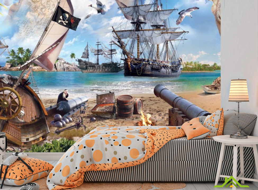 выбрать Фотошпалери Кораблі Дитячі фотообої на стіну