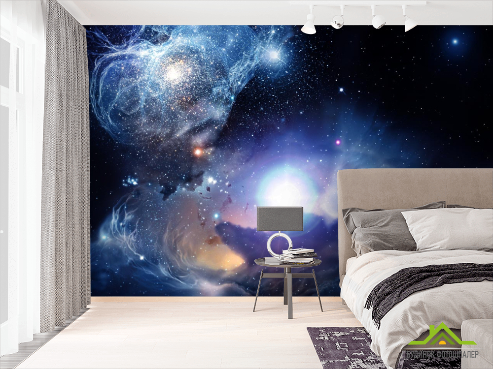 Фотошпалери космос з яскравою зіркою