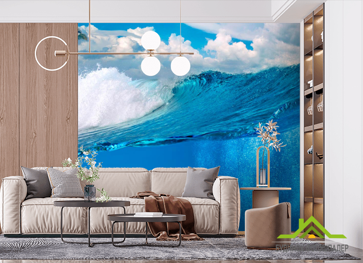 Фотошпалери Дві рибки в морі