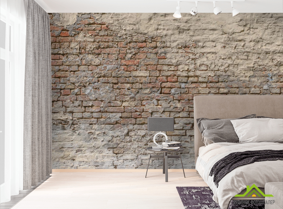выбрать Фотообои Светло-рыжий кирпич Обои под кирпич на стену