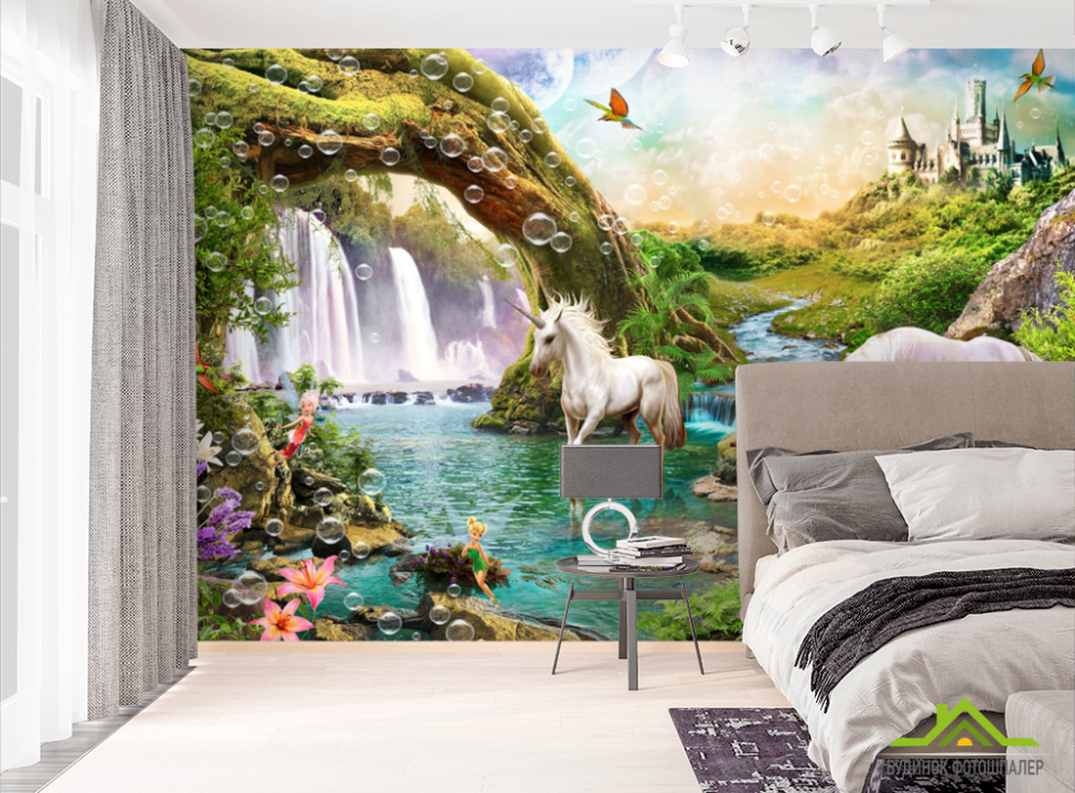 выбрать Фотошпалери Чарівні єдинороги Фотошпалери Фрески на стіну