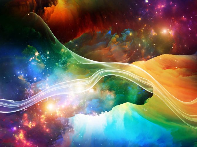 Фотообои Космическая абстракция