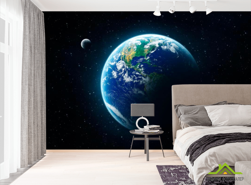 выбрать Фотообои Планета Земля Фотообои Космос на стену