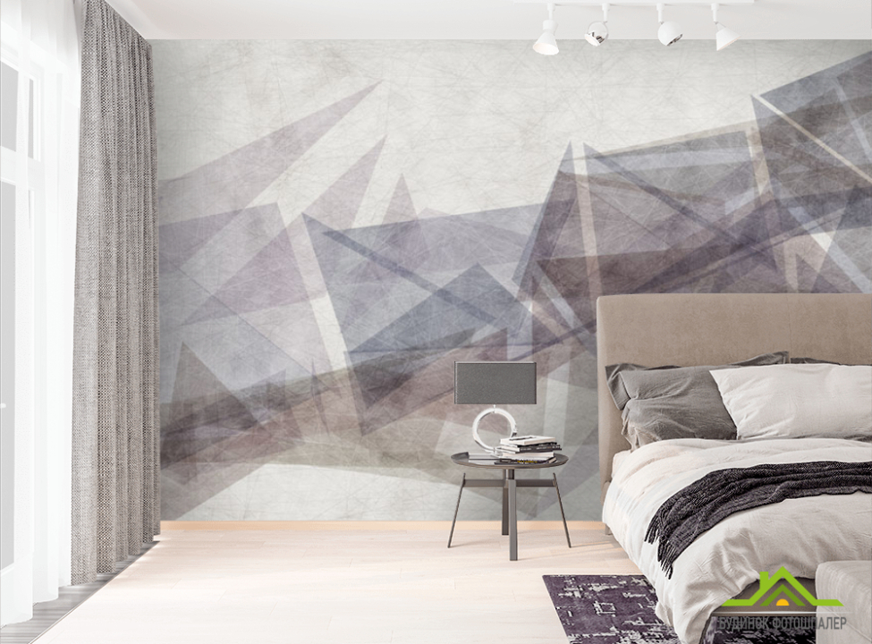 выбрать Фотошпалери Трикутники в композиції Фотошпалери Геометрія на стіну