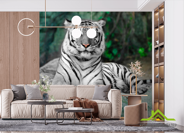 Фотошпалери Зеленоокий тигр