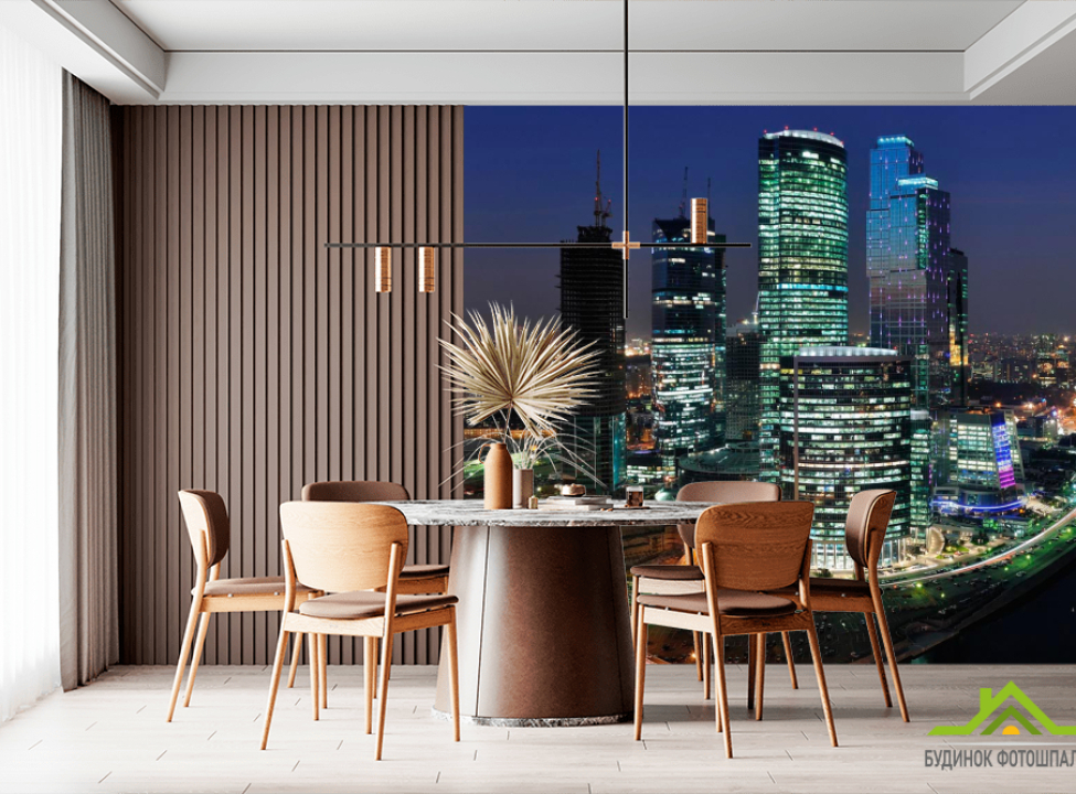 выбрать Фотообои Высотки Чикаго машины Фотообои Город на стену