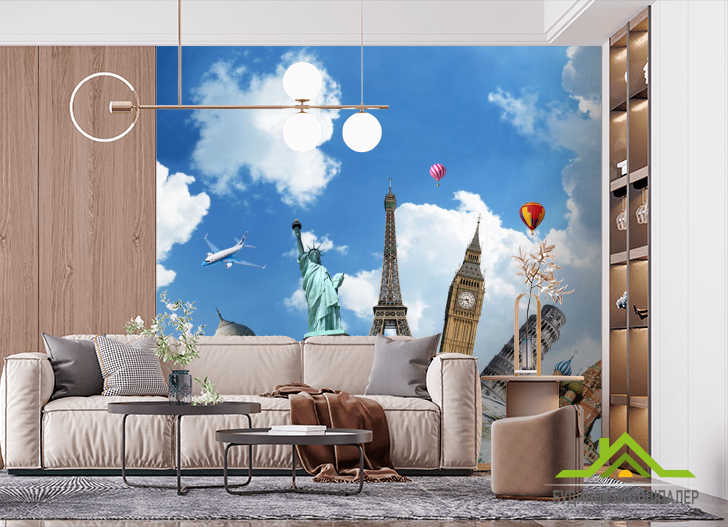 Фотообои знаменитые города планеты