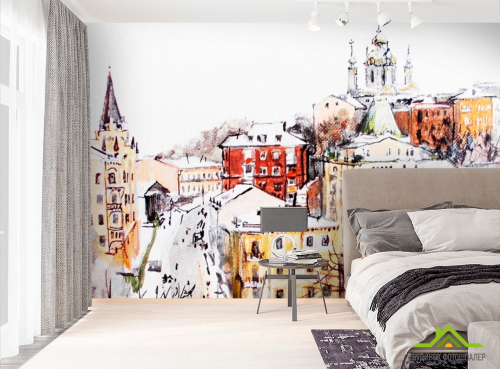 выбрать Фотошпалери Місто Фотошпалери Ілюстрації на стіну