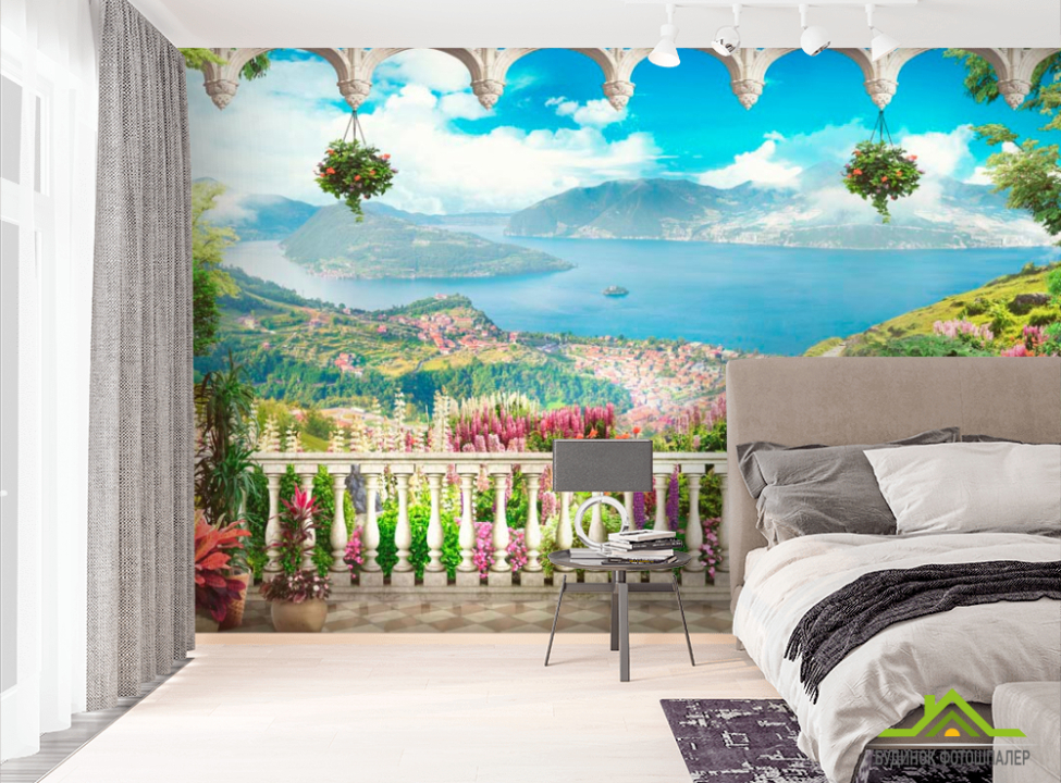 выбрать Фотошпалери Вид на море Фотошпалери Краєвид на стіну