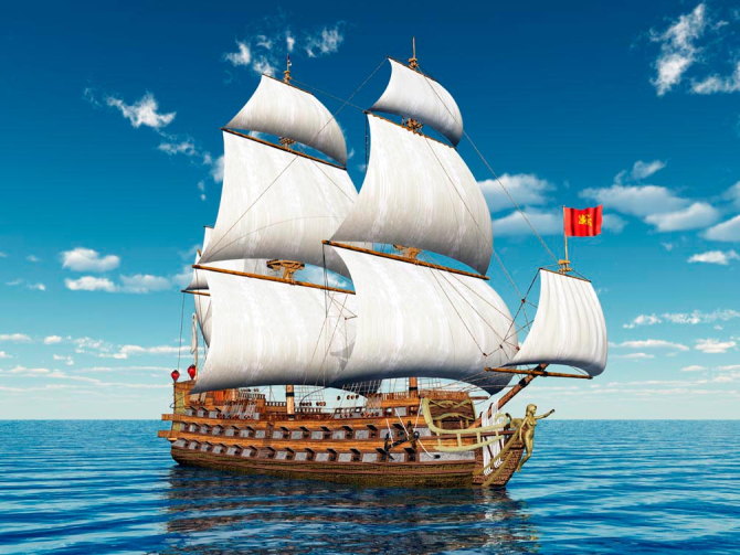 Фотообои Галеон