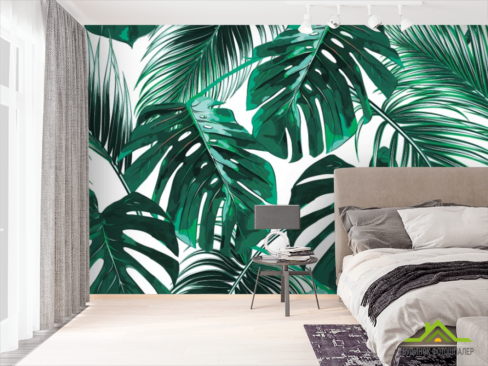 Фотошпалери Тропічні листя